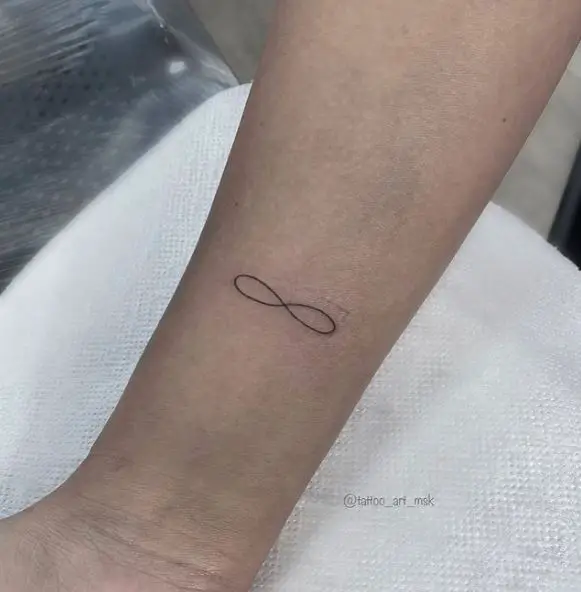 Simple Infinity Symbol Tattoo