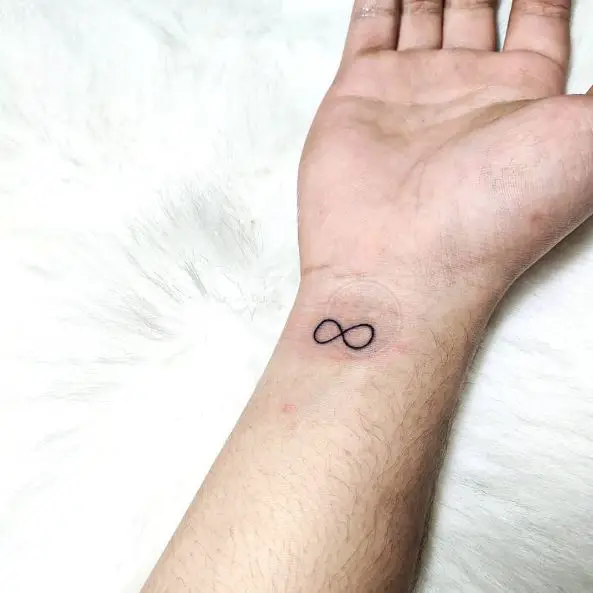 Tiny Infinity Wrist Tattoo