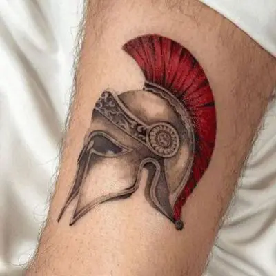 realistic warrior gladiator tattoos done at Masterpiece Tattoo