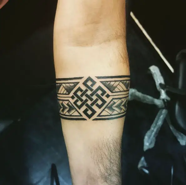 Thick Celtic Armband Tattoo