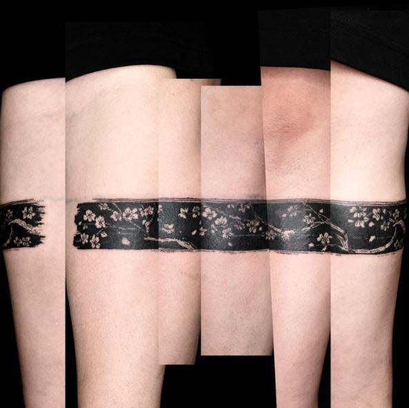 Cherry Blossom Armband Tattoo