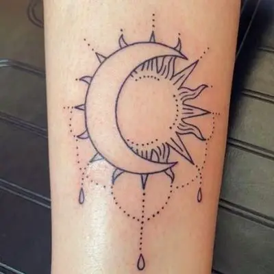 The Crescent Moon Tattoo Meaning With 50+ Amazing Images For Inspiration