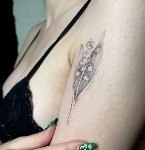 Delicate Piece of Lily of the Valley Tattoo