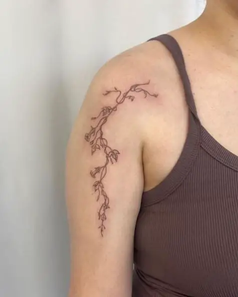 Dragon Vine Arm Tattoo