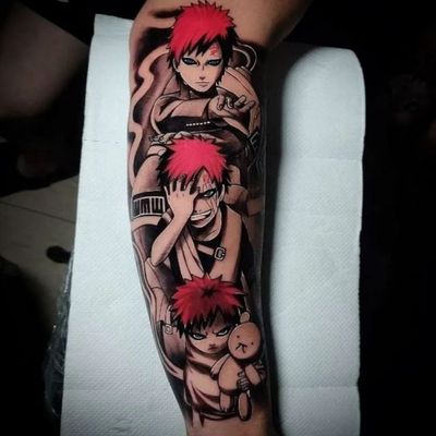 Tattoo uploaded by FABU  ANIME TATTOOs  GAARA  Anime Naruto   Tattoodo