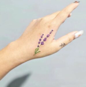 The Lavender Tattoo Meaning And 165 Blooming Tattoos To Enjoy!