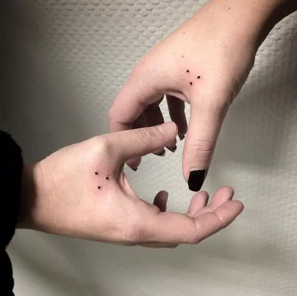 Three Dots Tattoo for Sisters