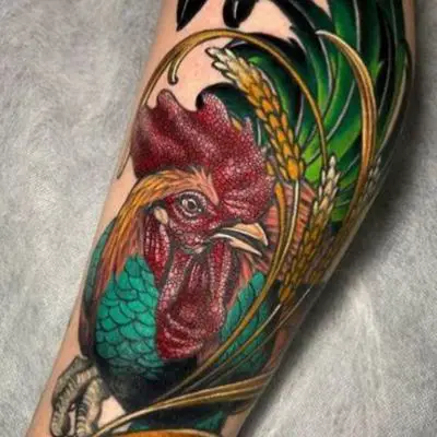 What does a rooster tattoo mean