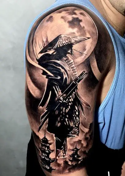 Samurai Warrior Arm Tattoo