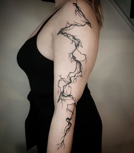 Lightning by tatti040  Tattoogridnet