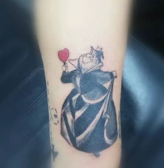 Disney Princess with a Heart Tattoo