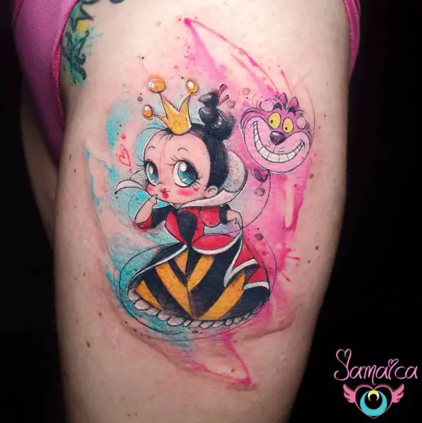 Disney Queen of Hearts Tattoo