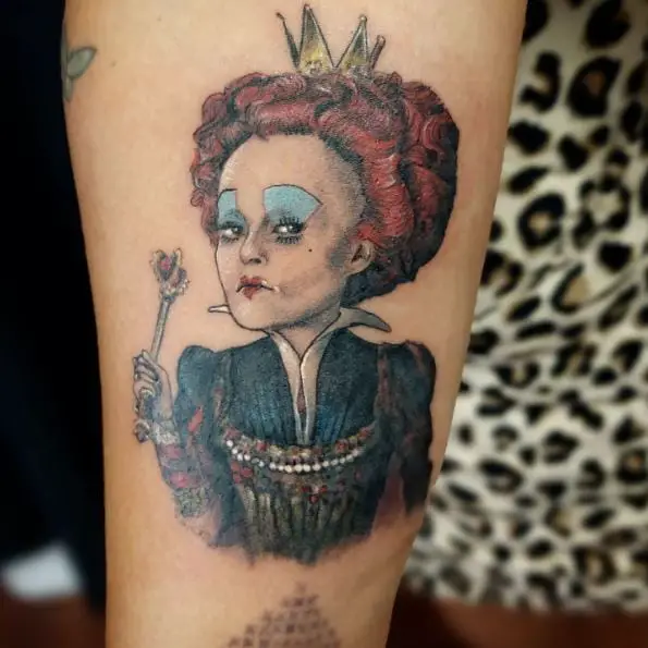 Witchy Queen of Hearts Tattoo