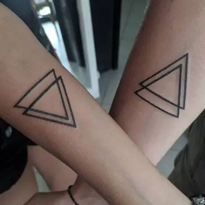 3 triangles tattoo  Tattoogridnet