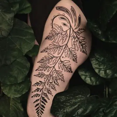 Details 97+ about leaf tattoo meaning unmissable .vn