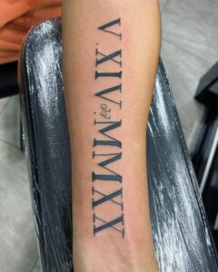 55 Roman Numeral Tattoo Ideas To Number Your Memories