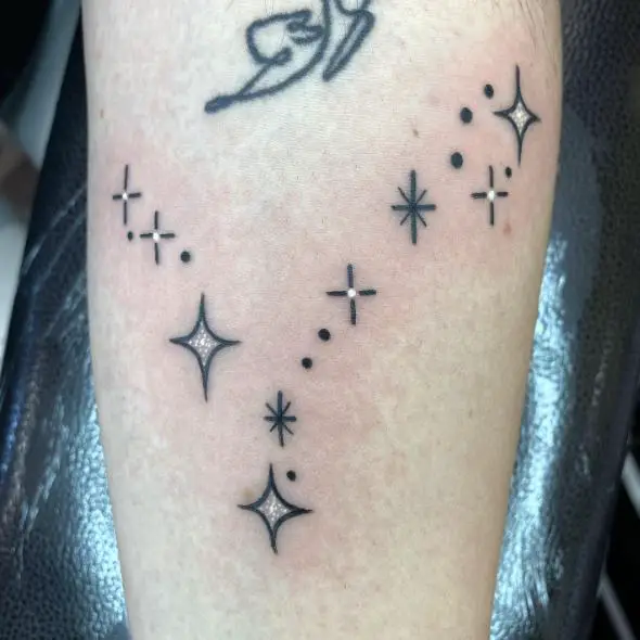 Constellation Pieces Tattoo Piece