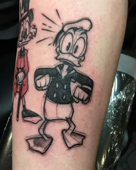 DuckTales Donald Duck Tattoo