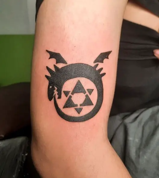 Fullmetal Alchemist Dragon Ouroboros Tattoo