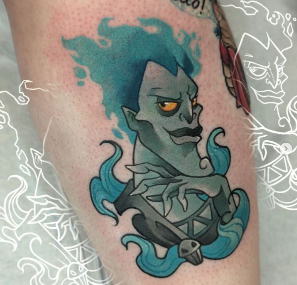 Hades Disney Villain Tattoo Piece