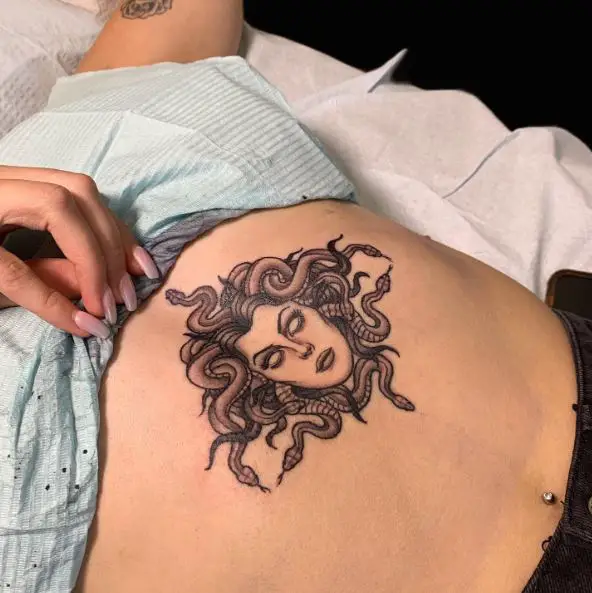 Medusa Head Tattoo Piece