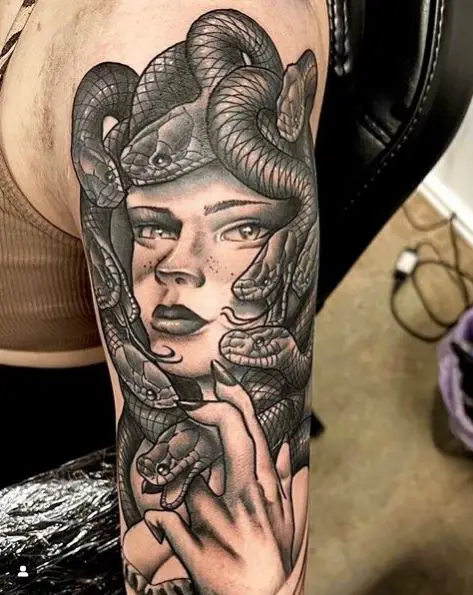 Medusa Wicked Tattoo Piece