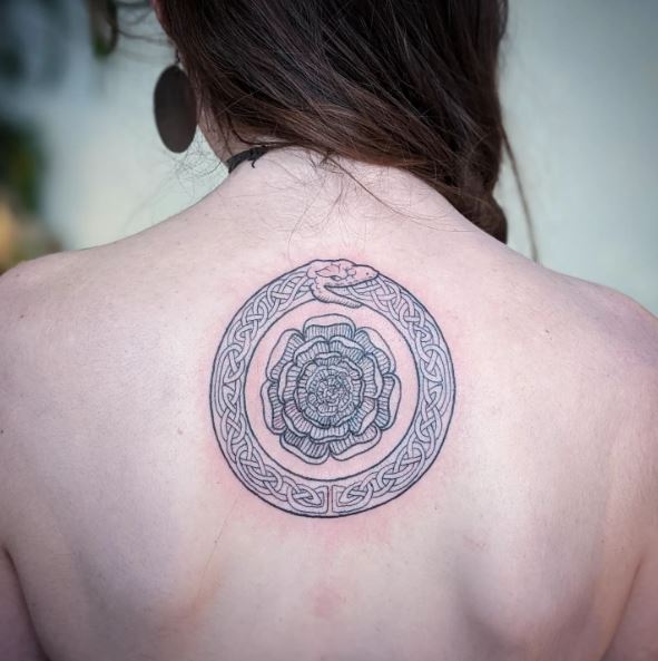 Pattern Snake Ouroboros Tattoo