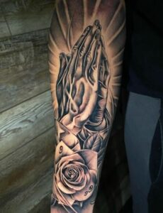 80 Praying Hands Tattoo Ideas To Put Your Faith In