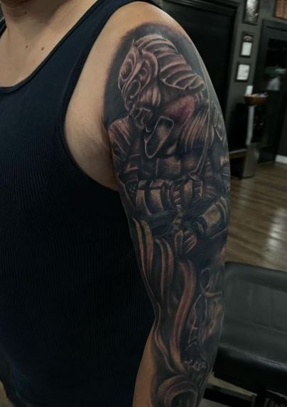 Samurai Sleeve Tattoo