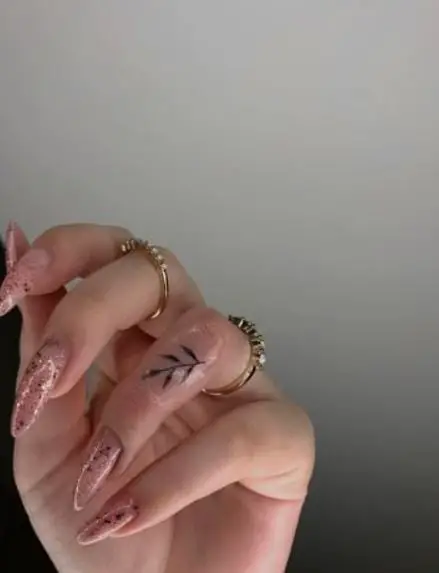 Tiny Fern Finger Tattoo