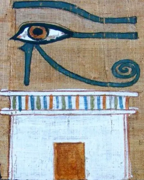 Eye of Horus Detail from Book