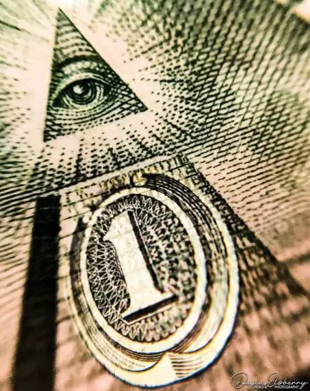 Eye of Providence on the One Dollar Bill