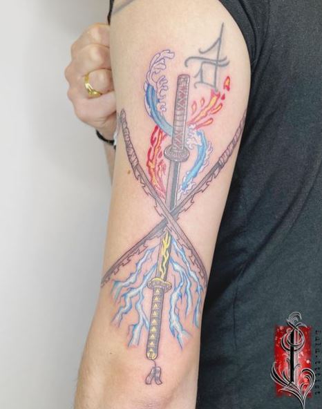 12 Katana Tattoo Ideas You Have To See To Believe  Outsons
