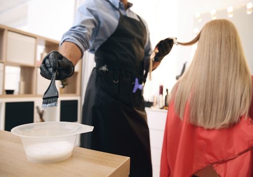 Dying Blonde Hair at Saloon