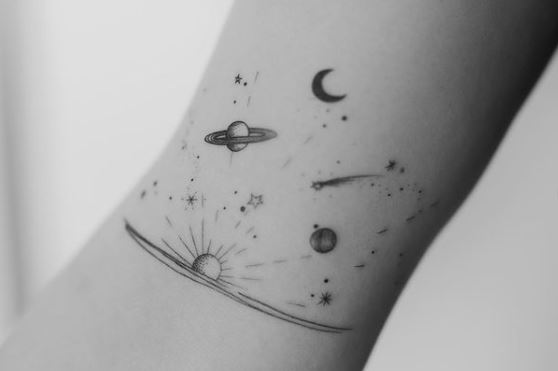 Galaxy Icons Tattoo