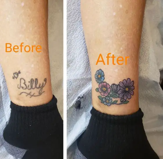 95+ Incredible cover up tattoos before and after | Art and Design