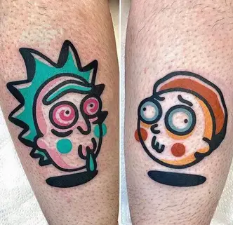 Rick and Morty / Breaking Bad!  Rick and morty tattoo, Rick and