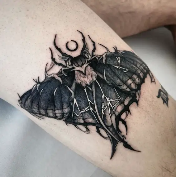 Black Moth Gothic Arm Tattoo