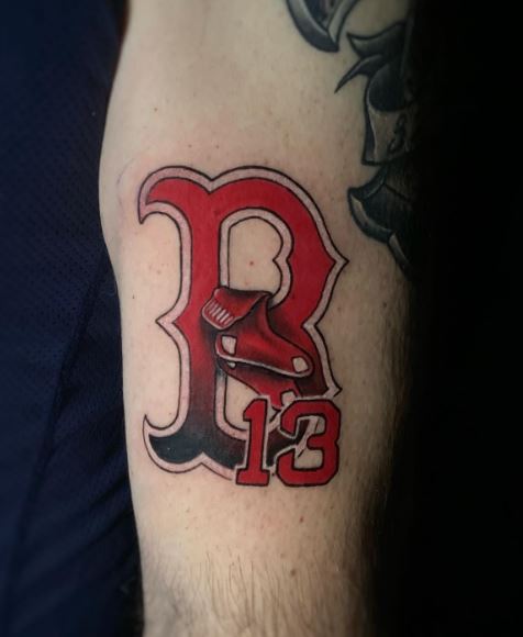Boston Red Sox Arm Tattoo