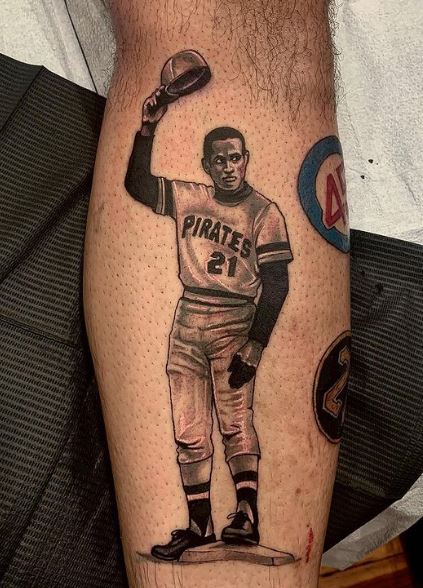 Julio Gotay Leg Tattoo