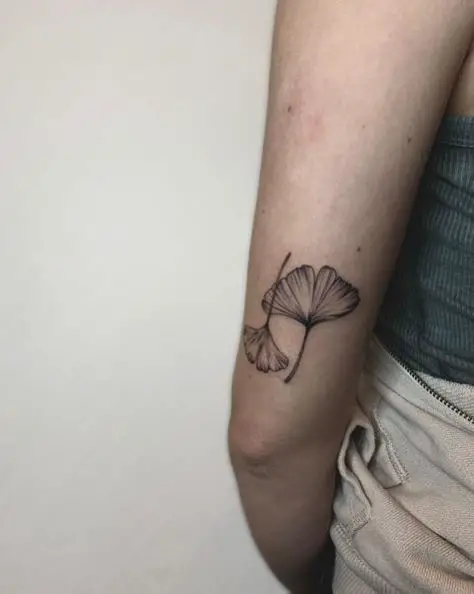 Ginkgo Leaves Tattoo
