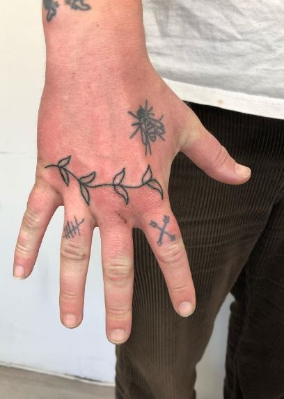 Laurel Branch Knuckles Tattoo