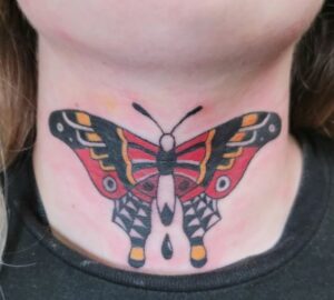 105+ Majestic Throat Tattoo Ideas That Will Put You In The Spotlight