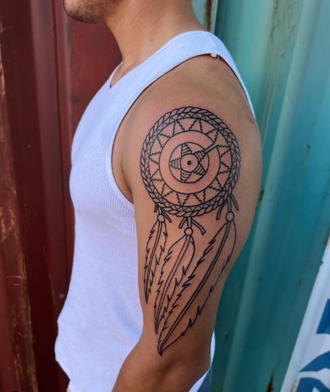 Dreamcatcher Arm Tattoo