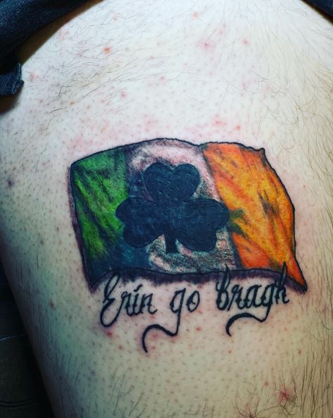 Tattoo uploaded by John McGuire III  This but the Irish flag instead  Also more sleeve friendly  Tattoodo