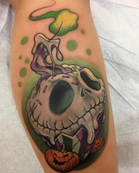 Colorful Pumpkins and Nightmare Before Christmas Cupcake Tattoo