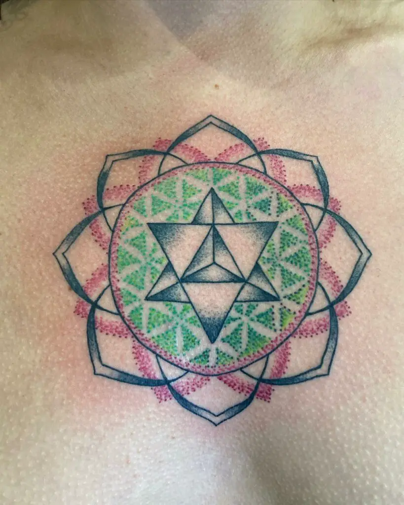Heart Chakra Mandalas Tattoo