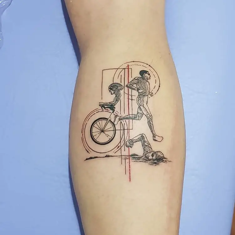 Realistic Ironman Ink Addict Tattoo