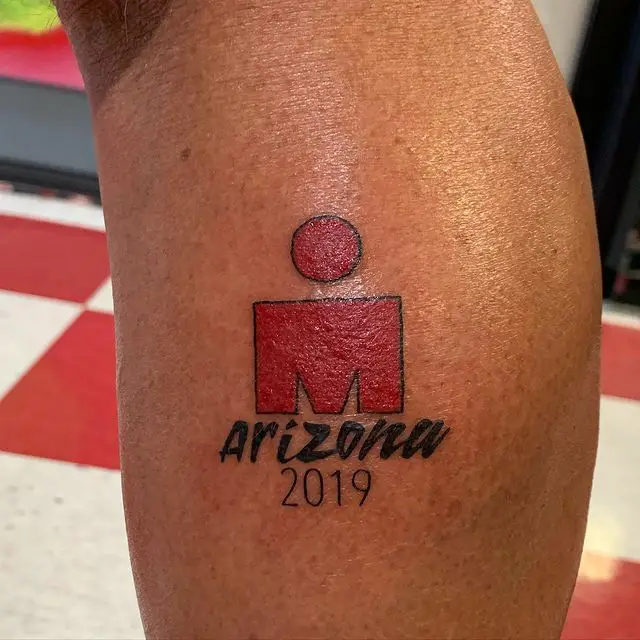Simple M Dot Arizona 2019 Tattoo