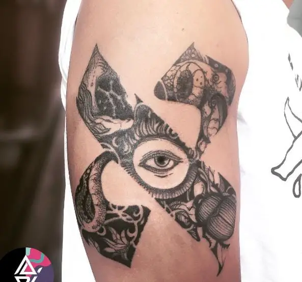 Aleph Hebrew Tattoo with Design